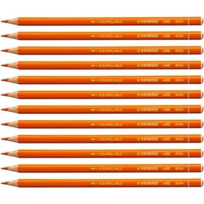 Imagen de Lápiz de Color multisuperficie STABILO All Caja con 12 unidades naranja