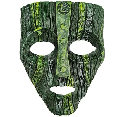Imagen de LePyCos The Mask Loki máscaras de resina Jim Carrey, réplica la película, cosplay, Halloween, accesorios para fiesta