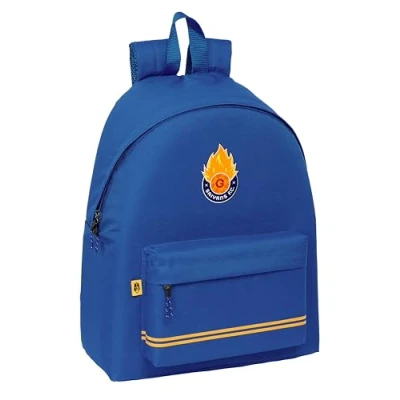 Imagen de Safta KINGS LEAGUE SAIYANS Day Pack Infantil, Mochila Calidad y Máxima Resistencia, Cómoda Versátil, 33x15x42 cm, Color Azul
