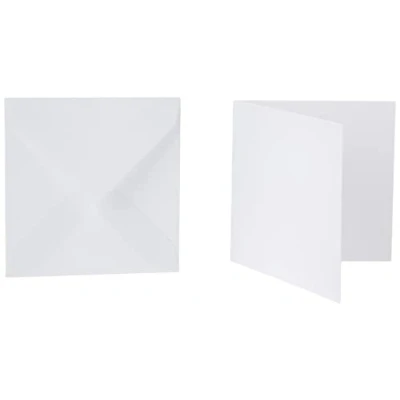Imagen de Craft UK 2382 Tarjeta martillada (50 unidades, 5 x pulgadas), color blanco