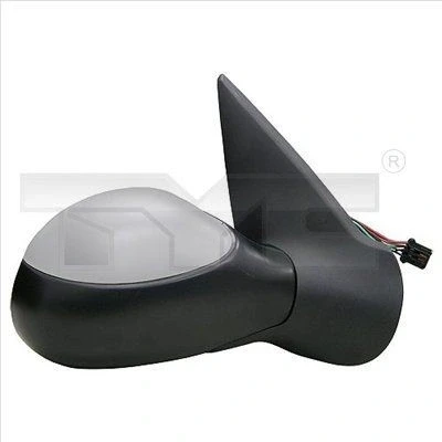 Imagen de Espejo retrovisor Tyc 326 0100 izquierda imprimado para ajuste elect. espejo, asférico, calefactable PEUGEOT: