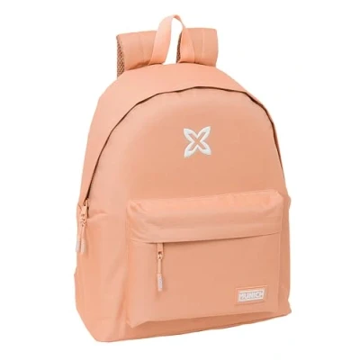 Imagen de Safta MUNICH BÁSICOS Day Pack Infantil, Mochila Calidad y Máxima Resistencia, Cómoda Versátil, 33x15x42 cm, Color Melocotón