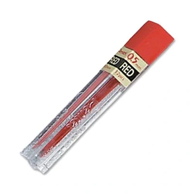 Imagen de Pentel PPR 5 Minas para portaminas, color rojo