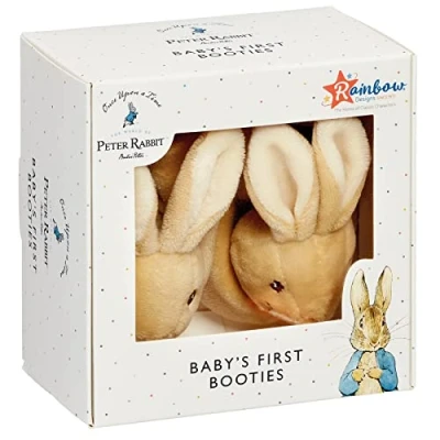 Imagen de Peter Rabbit babyschoentjes met rammelaar