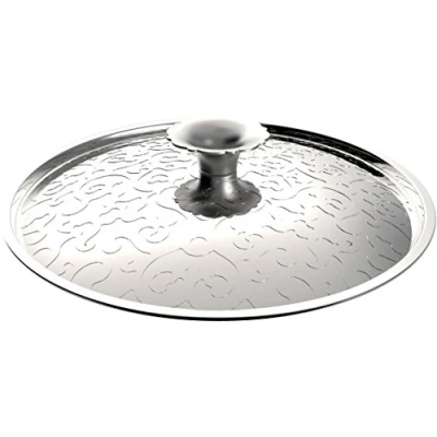 Imagen de Alessi MW200/28 Tapa de acero inoxidable brillante con decoración en relieve (28 cm)