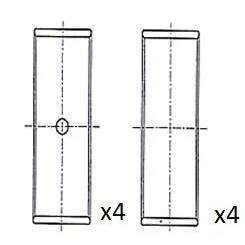 Imagen de Cojinete de biela FAI AutoParts BB2041 STD