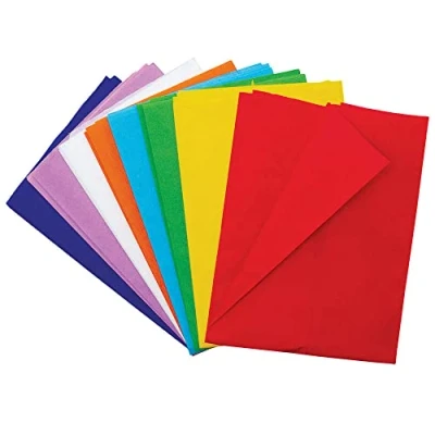Imagen de Baker Ross FC749 Crepe de papel colores del arco iris Juego 8, Material arte para niños