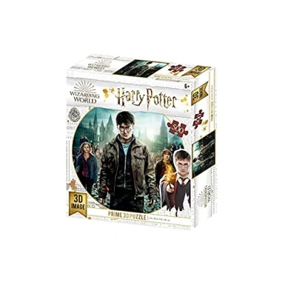 Imagen de Prime 3D Potter Puzzle lenticular Harry, Hermione y Ron (Efecto 3D), 500 Piezas, Multicolor, (HP32559)