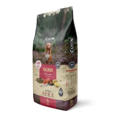 Imagen de Pienso para Perros Adultos con Salmón Fresco Sin Cereales Alimento seco 12 kg Canun Fresh Salmon