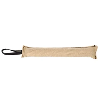 Imagen de Dingo Gear Tirador de mordida con 1 Mango Reforzado para adiestramiento y diversión Perros, 60 x 8 cm, Yute