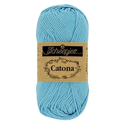 Imagen de Scheepjes Hilo Catona 510 azul cielo 1 x 50 g