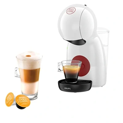 Imagen de KRUPS Nescafé Dolce Gusto Cafetera cápsulas, Presión 15 bar, de Multi bebidas frías o calientes, Intuitiva, Compacto, Modo Eco, Piccolo XS Blanche YY4204FD
