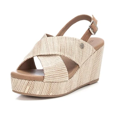 Imagen de REFRESH Sandalia cierre de hebilla para mujer, color: marron, talla: 38