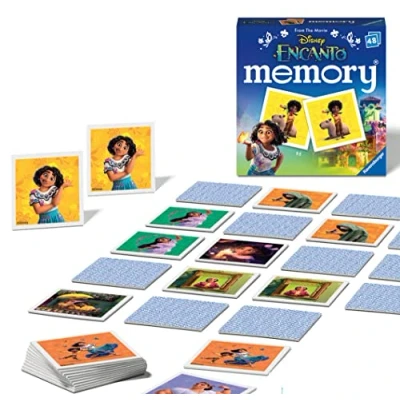 Imagen de Ravensburger Disney Encanto Toys Mini Juego Educativo de Memoria para niños a Partir 3 años Pares Fotos