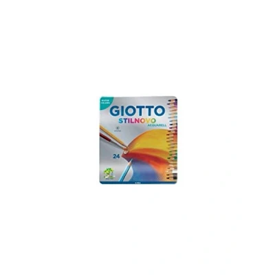Imagen de Giotto Stilnovo Acquarell Lápices de Colores Acuarelables, Estuche Metal 24 Uds.