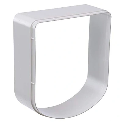 Imagen de Ferplast Extensión para Puerta Perros pequeños y Gatos, Gatera, basculante Swing 3 5 Extension, 16.3 x h 18.4 cm Profundidad cm, Blanco
