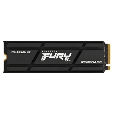 Imagen de Kingston FURY Renegade 4000G PCIe 4.0 NVMe SSD W/Disipador térmico, Para jugadores, entusiastas y superusuarios SFYRDK/4000G