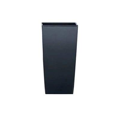 Imagen de Maceta alta 35 L Prosperplast Urbi Square de plástico CON depósito en color Antracita, 55 (alto) x 29,5 (ancho) (profundo) cms