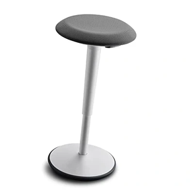 Imagen de Taburete De Sedus, Asiento Pie, Color Blanco, Ajuste Espontáneo En El Lugar Trabajo, Montaje Proyecto, Trabajo La Oficina Frontal O Casa Como Útil Ayudante
