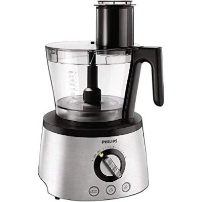 Imagen de Philips Robot de Cocina y Licuadora 1300W, 32+ Funciones, Jarra 3.4L, PowerChop, Cuchilla Discos Acero Inoxidable (HR7778/00)