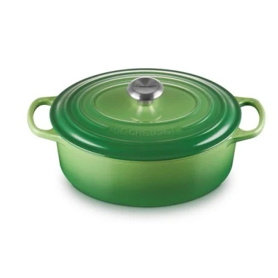 Imagen de Le Creuset Casserole Oval Signature Bamboo ø 29 cm / 4.7 Liter