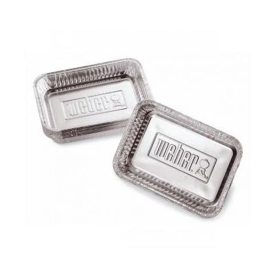 Imagen de Weber 6416 Bandejas de goteo Aluminio Grandes, 28 x 18 5 cm (10 uds)