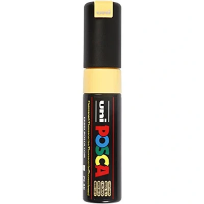 Imagen de uni Ball POSCA PC 8K Marcador (Naranja, Negro, Naranja, Chisel tip, Water based ink)