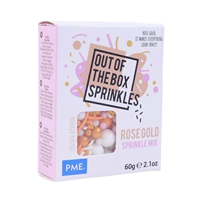 Imagen de PME Out the Box Sprinkle Mix Rose Gold 60g