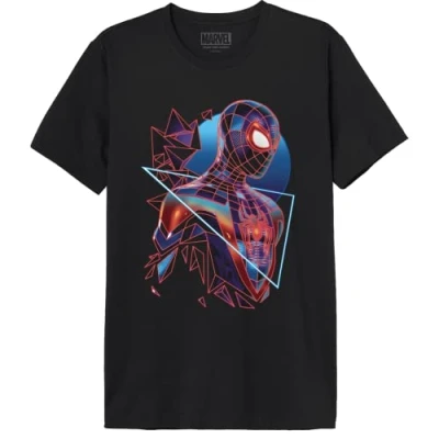 Imagen de Marvel Memagagts005 Camiseta, Negro, XS para Hombre