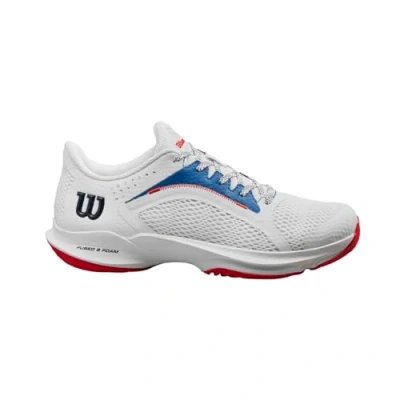 Imagen de Wilson Hurakn Zapatillas de pádel, Mujer, Talla: 36, White blue Rejilla