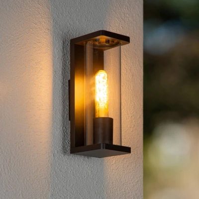 Imagen de Lucide Aplique de exterior Sligo, negro, altura 27,8 cm, IP54