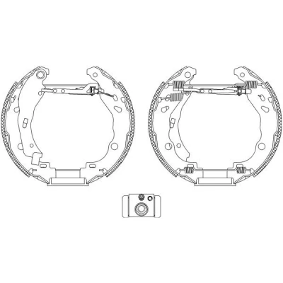 Imagen de TEXTAR 84077200 Zapatas de Freno CITROËN: C4 II Cactus, C3