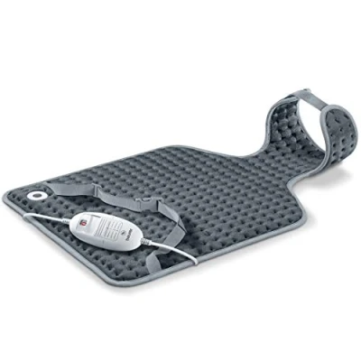 Imagen de Beurer HK53 almohadilla térmica para cuello y espalda HK Comfort, de calor eléctrica relajación, 3 ajustes temperatura regulados electrónicamente, lavable a