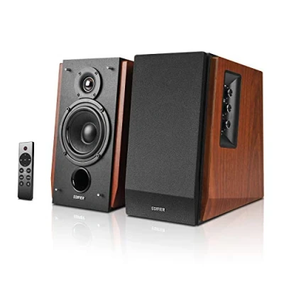 Imagen de Edifier R1700BTs Altavoces activos inalámbricos de campo cercano Bluetooth v5.0, 2.0 66w RMS con salida subwoofer Carcasa madera