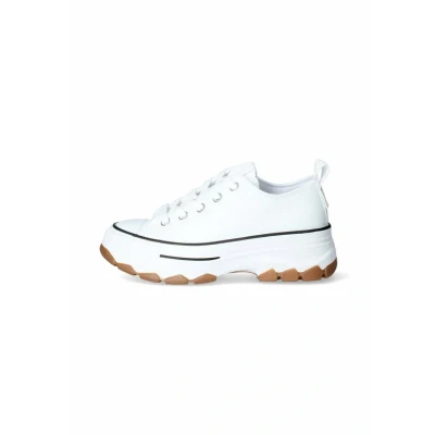 Imagen de REFRESH Zapatilla cierre de cordón para mujer, color: blanco, talla: 41
