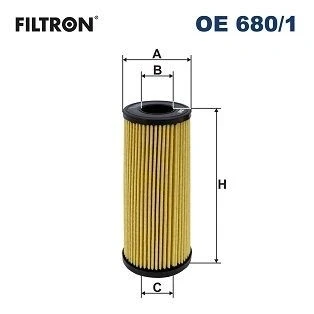 Imagen de FILTRON OE 680/1 Filtro de aceite Cartucho filtrante HYUNDAI: Santa Fé IV