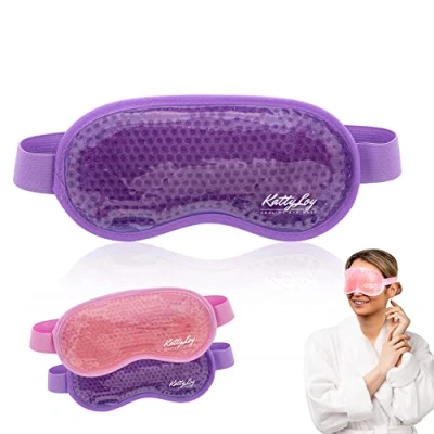 Imagen de Katty Loy Máscara de Gel Para Ojos Enfriamiento Terapia Caliente y Fría Que Calma Los Hinchados Las Ojeras, Dolores Cabeza, Migrañas Dolor Sinusal, Malestar Resaca