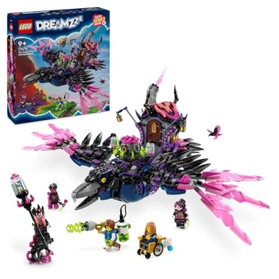 Imagen de LEGO DREAMZzz Cuervo de Medianoche la Bruja Jamás con Animales y Casa Juguete Convertible a Figura Araña Pájaro, Regalo para Niños Niñas 9 Años o Más, Juego Creativo Fantasía 71478