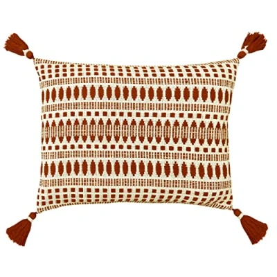Imagen de The Linen Yard Ganado Cushion Cover, Cotton, Pecan