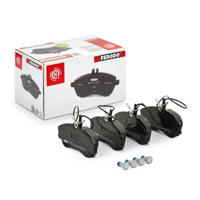 Imagen de FERODO PREMIER ECO FRICTION FDB1112 Juego de pastillas freno con contacto avisador desgaste tornillos pinza accesorios