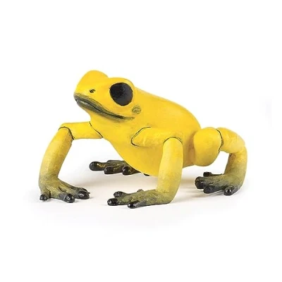Imagen de Papo Grenouille équatoriale Jaune Wild Animal Kingdom Animaux Figura, Color Amarillo (50174)