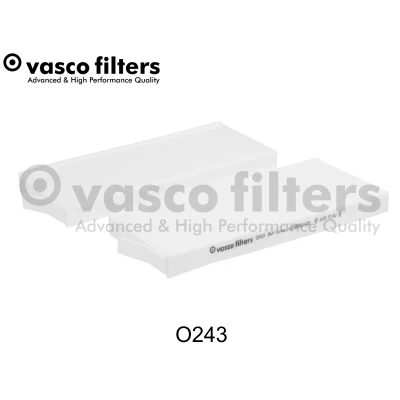 Imagen de DAVID VASCO O243 Filtro de habitáculo partículas 239 108 20 RENAULT: MASTER 3 Kasten, Kangoo II / Grand Kangoo, Express