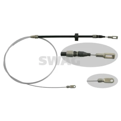 Imagen de SWAG 10 92 7974 Cable de Freno Mano delante 2448mm