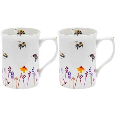 Imagen de Busy Bees Mugs Set Of 2 By Lesser &amp; Pavey