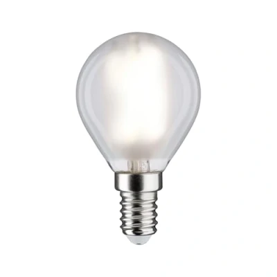 Imagen de Paulmann 29074 LED de filamentos 230V gota E14 5,9W 806lm regulable 45mm cristal mate 2700K blanco cálido