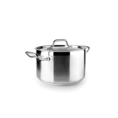 Imagen de IBILI Olla Con Tapa Inox Ebbe 24 Cm, Acero inoxidable 18/10, Apto para induccion