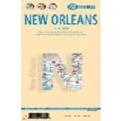 Imagen de Nueva Orleans, plano callejero plastificado. Escala 1:11.000. Borch.: New Orleans Downtown, &amp; Region, Louisiana Southeast (Borch Map)