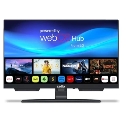 Imagen de Cello C1924WSH 19&quot; Pulgadas Smart TV sin Marco Triple Sintonizador (DVB C/ S2/ T2) Bluetooth Ultrarrápido WebOS by LG Altavoces Pitch Disney+ Netflix Prime Made in Europe [2024]