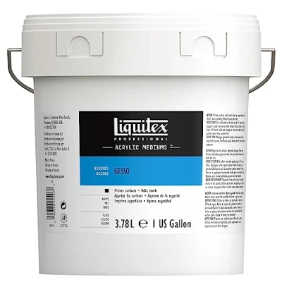 Imagen de Liquitex aditivo Médium de preparación superficie gesso blanco Professional, 3,79 L