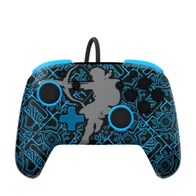 Imagen de Mando Pdp Glow Zelda Link Azul Nintendo Switch